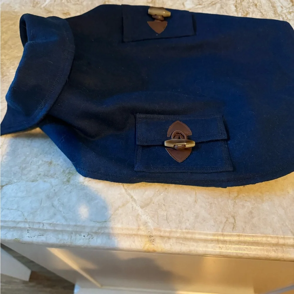 Toggle Wool Dog Coat
